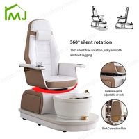 Fauteuil de manucure moderne électrique inclinable et rotatif pour manucure et pédicure