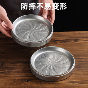 Stainless Steel Barbecue Plate 304 Stackable Food Preparation Plate For Hotel Coffee Tea Service - Product Image 4