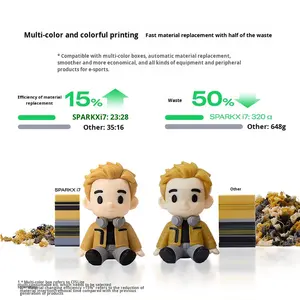 [En Stock, Envío Exprés SF] Impresora 3D I7 SPARKX I7 de Escritorio, Impresión Multicolor, <span class=keywords><strong>para</strong></span> <span class=keywords><strong>Estudiantes</strong></span> y Principiantes, Alta Velocidad - Product Image 4