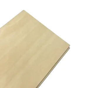 Meilleure vente 100% bois véritable naturel 18mm chêne bouleau plancher de bois dur plancher de bois d'ingénierie