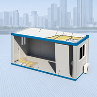 Installation rapide, maison préfabriquée pliable, déploiement rapide, design moderne, appartement résidentiel, immeuble de bureaux