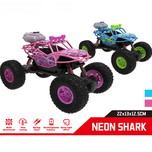 Voiture RC en métal 1:20, véhicule tout-terrain 5 canaux avec pulvérisation et lumières LED, camion télécommandé pour enfants - Product Image 5