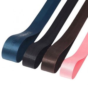 เว็บบิ้งทวิลล์แบบกำหนดเอง เว็บบิ้งโพลีเอสเตอร์ลายก้างปลา สำหรับตกแต่งเสื้อผ้าและรัดกระเป๋า - Product Image 2