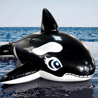 Jouets aquatiques gonflables de haute qualité en PVC, modèle unisexe, dauphin et baleine, pour installations aquatiques gonflables