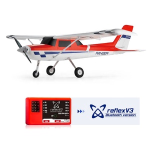 FMS Ranger V2 RC avion d'entraînement débutant PNP 1220mm conception d'aile haute assemblage facile <span class=keywords><strong>train</strong></span> d'<span class=keywords><strong>atterrissage</strong></span> en métal pour le décollage de la terre et de l'eau - Product Image 1