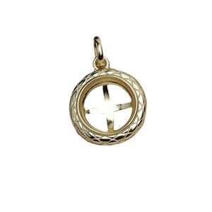 Ensemble d'accessoires DIY en argent S925 avec pendentif plat en nacre de cheval de mer de 10 mm, support de boucles d'oreilles, tailles 20 mm et 25 mm, modèle 4071 - Product Image 4