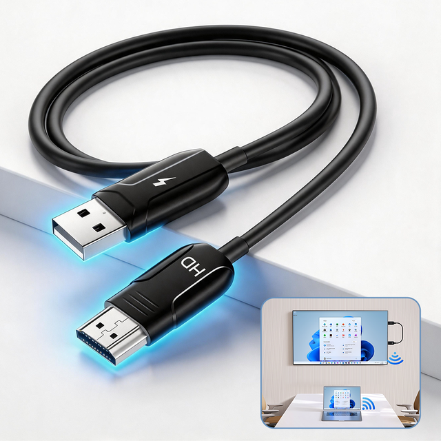 Wireless HDMI Extender Kit Wireless HDMI Transmitter and Receiver 4K Casting Media Streaming Video Audio HDMI Wireless Extender