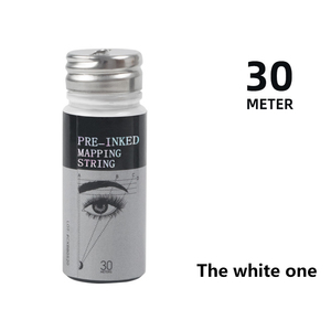 ไหมเขียนคิ้วแบบใช้แล้วทิ้ง OEM Private Label 30 ม. PMU Brow Mapping String สีขาวดำ บรรจุในกล่องอลูมิเนียม สำหรับงานคิ้ว - Product Image 4
