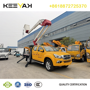 गर्म बिक्री आईसुजू हवाई कामकाजी प्लेटफॉर्म ट्रक पिकअप उच्च ऊंचाई वाले ऑपरेशन ट्रकों को बिक्री के लिए इन्सुलेट टेलीस्कोपिक बूट लिफ्ट - Product Image 6