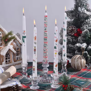 Vela Decorativa de Cera de Soja de 25CM, Elegante, para Decoración de Bodas, Fiestas, Cenas, Celebraciones Nocturnas, Navidad - Product Image 3