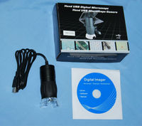 2.0MP CMOS Professional Imaging Sensor Digital USB Microscope 8 LED 40X-600X Zoom Double Helix Rail Focusing Picture Video