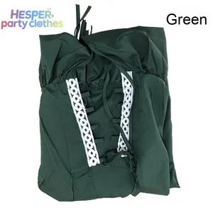 HESPER Vente Flash : Costume d'Halloween, Robe Vintage Médiévale Renaissance Européenne et Américaine avec Col Carré et Taille Nouée, Tenue de Princesse - Product Image 2