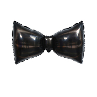 Ballons de fête à thème Fête des Pères, nœuds papillon, barbes, en polyester imperméable, taille personnalisée, noir et bleu, impression typographique – Vente chaude