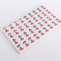 Kit de Mahjong Personnalisé avec Dos en Mélamine à Image Intégrale, Tuiles Imprimées Personnalisées, Jeu de Table pour la Détente à Domicile, Cadeau
