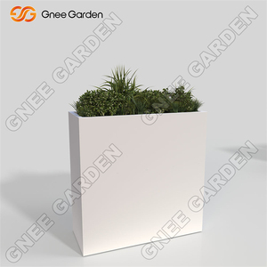 Caja de plantas para exteriores de acero Corten, maceta <span class=keywords><strong>Rectangular</strong></span> <span class=keywords><strong>grande</strong></span> personalizada, Metal resistente para maceta de jardín, hogar, vivero, uso - Product Image 1