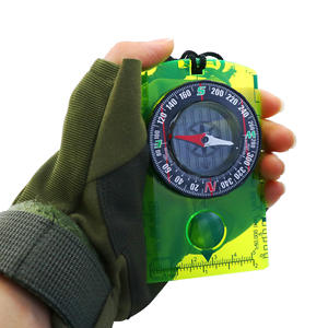 Outdoor Acrylic Compass Map <b>Ruler</b> Multi Function Waterproof Portable Handheld Navigation Tool - Product Image 3