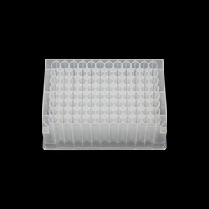 จานไมโครเพลท OEMYONYUE แบบ Deep Well ขนาด 2.0 มล. 96 หลุม ทรงกลม ก้นรูปตัวยู แบบ Hamilton สามารถฆ่าเชื้อได้ สำหรับห้องปฏิบัติการ - Product Image 1