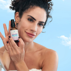 Coreano vendita calda 24k oro puro olio per la riparazione del viso antietà antirughe sbiancante rassodante hydra vitamina c siero di collagene solubile - Product Image 1