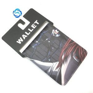 Portefeuille note de mort périphérique Anime Death Note Short Night God Moon L <span class=keywords><strong>Mihai</strong></span> portefeuille en cuir à carreaux sable - Product Image 4