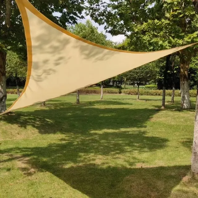 12x16ft hình chữ nhật sa mạc cát UV điều trị sự riêng tư vườn Sun Shade buồm mạnh mẽ hơn khâu đường may