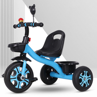 Tricycle pour Enfants de 1 à 6 Ans, Grande Poussette Bébé, Vélo à Pédales pour Tout-Petits, Poussette de Crèche