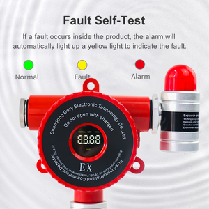 Detektor <span class=keywords><strong>Gas</strong></span> Mudah Terbakar Tetap RTTPP DR710, <span class=keywords><strong>Monitor</strong></span> Alarm <span class=keywords><strong>Gas</strong></span> LPG / LEL / EX / Alami / CH4 / Metana Industri yang Sensitif - Product Image 4