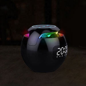 Reloj <span class=keywords><strong>despertador</strong></span> de mesa de bolas Digital, Reloj portátil con Radio, altavoz pequeño, teléfono móvil, estéreo, LED, reloj <span class=keywords><strong>despertador</strong></span> de escritorio Digital - Product Image 4
