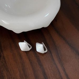 Yinruitai S925 Sterling <b>Silver</b> Geometric <b>Stud</b> <b>Earrings</b> For Women Minimalist Everyday Wear - Product Image 3