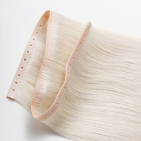 Extensions Remy Européennes Double Drawn Vierge à Cuticules Intactes, Tissage Papillon de Haute Qualité, Cheveux Humains Volume 12A, Vente en Gros Directe Usine