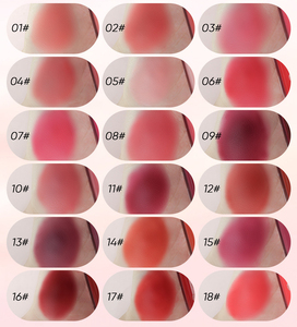 <span class=keywords><strong>Gloss</strong></span> à lèvres crémeux velouté hydratant mat, imperméable, 18 couleurs, avec étiquette privée - Product Image 6