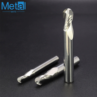 Pas cher Prix Carbure Sculpture Bit 4-6mm 2f Boule Nez Fraise Carbure Cnc Fraise Routeur Bits 5-20mm Ballnose Bits