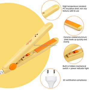 New Portable Curling Iro Ceramic <strong>Straightener</strong> Styling Tools <strong>Hair</strong> Curler Flat Iron Bangs Beard <strong>Mini</strong> <strong>Hair</strong> <strong>Straightener</strong> - Product Image 5
