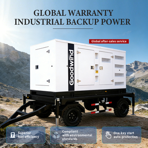 Nuevo Grupo Electrógeno Móvil Silencioso de 25 kVA, 45 kW, 30 kW, 50 kW, 100 kVA, Insonorizado, Montado en Remolque, Trifásico, 240 V - Product Image 1