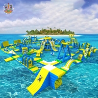 Parc aquatique gonflable de grande taille pour parc d'attractions, nouveau design, marque NOVA, en PVC
