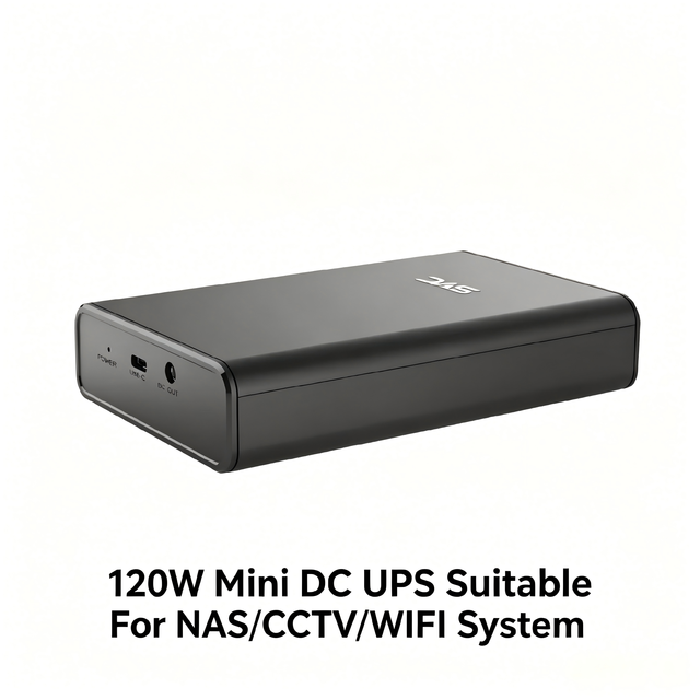 120W Lithium Mini DC UPS Suitable for NAS/CCTV/WIFI System