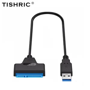 Tishric SATA Để USB3.0 Để 7 15 22pin Cáp Điện Bên Ngoài Cho 2.5 SSD HDD Ổ Đĩa Cứng SSD Chuyển Đổi 5Tb 6Gbps