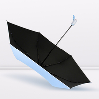 Parapluie automatique 21 pouces à 6 baleines, poignée patte de chat mignonne, protection UV puissante, design exquis