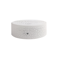 Veilleuse LED à intensité variable avec commande tactile, taille moyenne, 5V, design moderne, pour usage domestique, étiquette bleue
