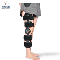 Attelle de genou orthopédique articulée réglable du fabricant, stabilisateur pour fracture, arthrite, blessure de l'articulation du genou, soutien de la jambe, attelle de fixation
