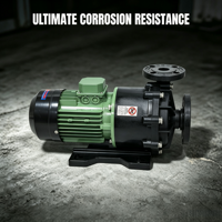 Pompe à eau chimique 3 HP sans fuite CFR ETFE 200 L/min pour acide sulfurique, pompe à entraînement magnétique 2,2 kW 220/380V