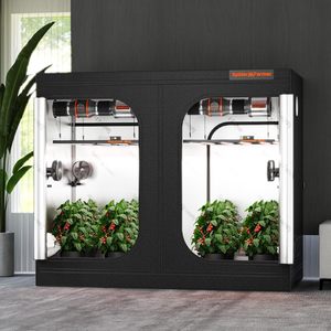 Spider Farmer 8x4x6.5ft (240x120x200cm) 1680D Heavy-duty Verdikte Diamant Reflecterende Mylar Indoor Hydroponische Kweektent 8x4 - Product Image 6