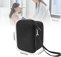 Étui de transport rigide portable personnalisé pour tensiomètre, sac de rangement à fermeture éclair pour tensiomètre et accessoires