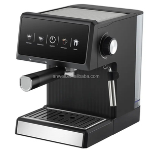 ANWELL Cafetera Automática <span class=keywords><strong>de</strong></span> 20 Bares para Café y Cappuccino, Programable con Control Sensorial, Enchufe EU/US, Alimentación USB para Hoteles - Product Image 2