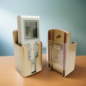 Remote Control <b>Storage</b> Box <b>Wall</b> <b>Mounted</b> Multi Use Gold Color Rectangle Shape - Product Image 2