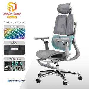 Chaise de <span class=keywords><strong>bureau</strong></span> ergonomique <span class=keywords><strong>en</strong></span> tissu noir de luxe avec massage, dossier haut, pivotante, siège de direction, accoudoirs rabattables, poste de travail <span class=keywords><strong>en</strong></span> maille, chaise plus grande - Product Image 5