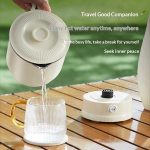 غلاية سفر كهربائية 300 واط 110/220 فولت للماء والشاي والقهوة صغيرة قابلة للطي للاستخدام الخارجي محمولة - Product Image 2