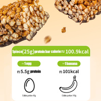 Protein Bar Daging Kedelai Rasa Cokelat Oat Serat Diet Berbagai Protein Minyak Kelapa Protein Bar Rendah Lemak