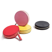 Boîte de rangement pour bagues, boucles d'oreilles et colliers, petite boîte de voyage en cuir pour bijoux