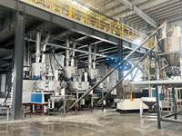 Système de mélange PVC haute vitesse, unité de mélange chaud/froid, ligne de production PVC avec convoyage automatique pour le compoudage de poudre PVC en usine
