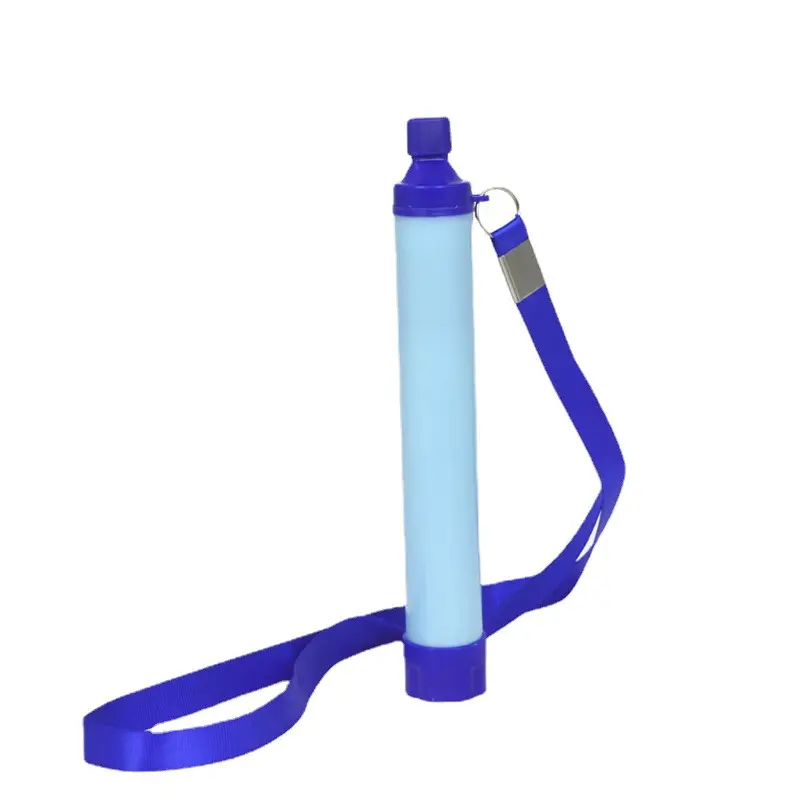Outdoor Camping Hiking Emergency Survival Personal Water Filter Straw Drinking Purifier